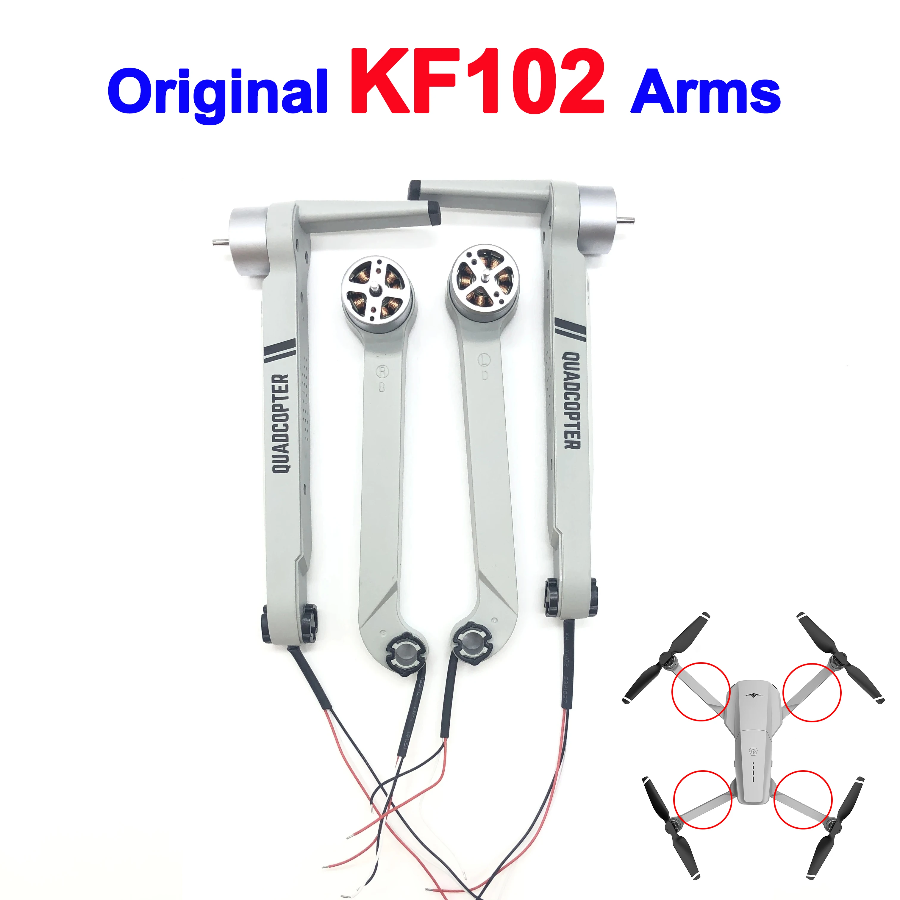 Drone Gimbal 2 Axis - KF102 MAX Braccio anteriore posteriore Accessori