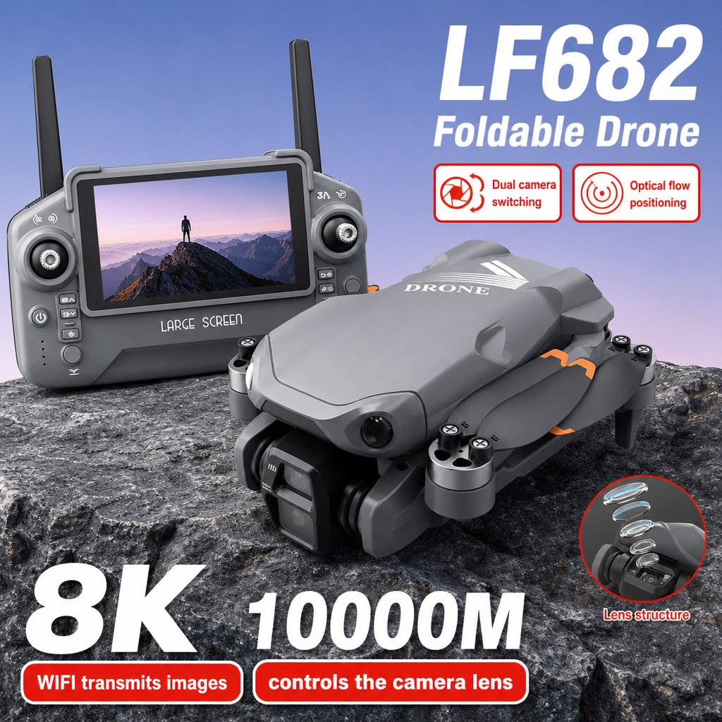 Drone Aereo LF682 con Doppia F - Drone Gimbal Brushless recensione e prezzo