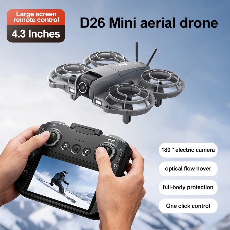 Drone D26 4K HD Aereo 180° °   - Drone Gimbal Case recensione e prezzo
