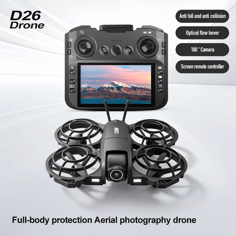 Drone D26 4K HD Aereo 180° °   - Drone Gimbal Case recensione e prezzo